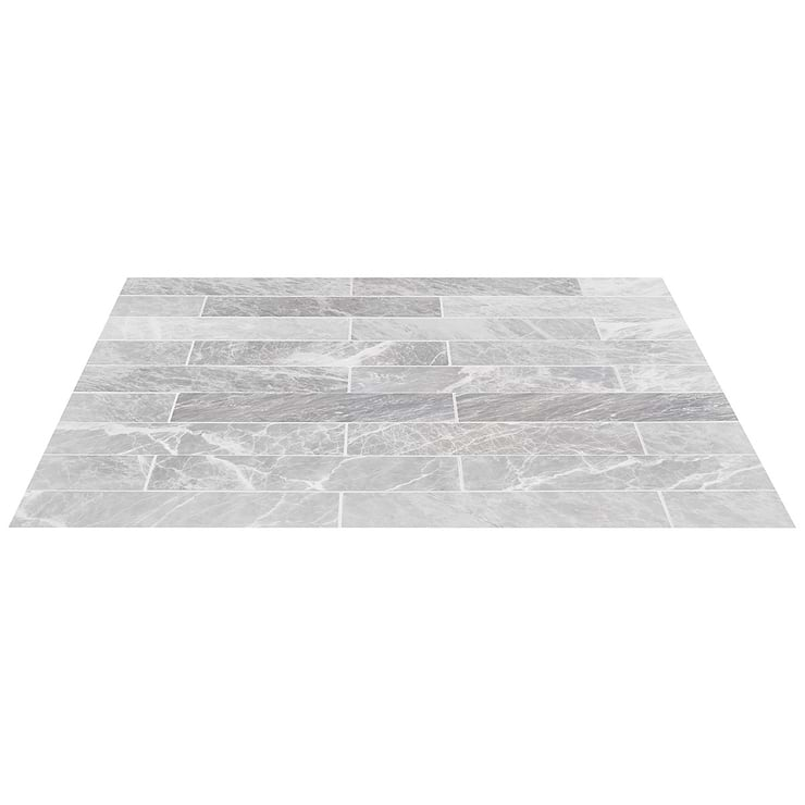 Nordic Gray 2.5X10 Satin Marble Tile