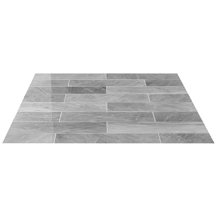 Earth Gray 3x12 Polished Marble Tile