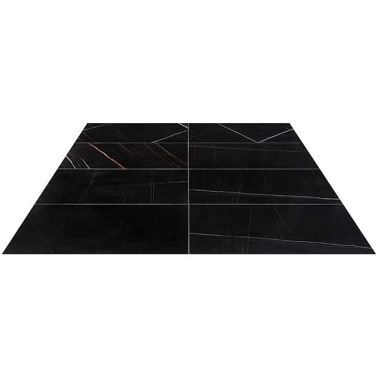 Nero Dorato 12x24 Honed Marble Tile