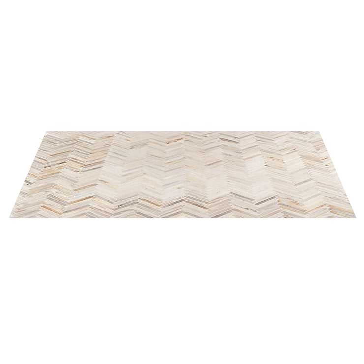 Fossil Herringbone Petrified Stone Mosaic