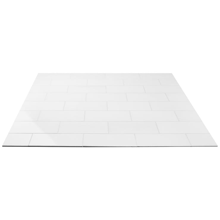 White Thassos 6x12 Polished Marble Tile