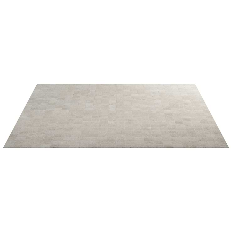 Saint Remy Avorio White 2x2 Limestone Look Matte Mosaic Tile