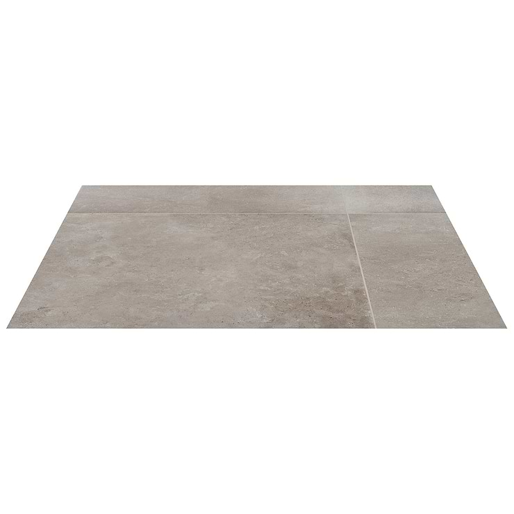 Saint Remy Grigio Gray 36x36 Limestone Look Semi-Polished Porcelain Tile