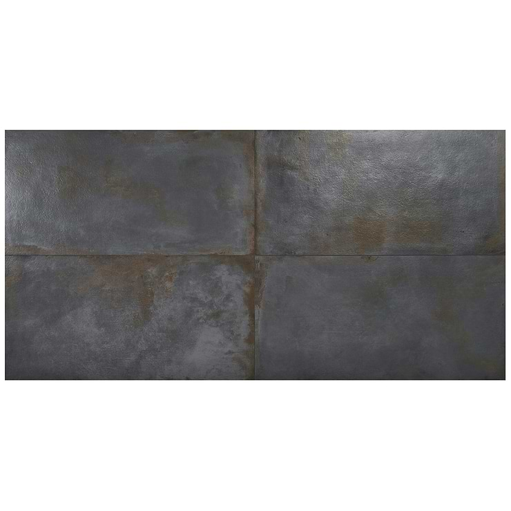 Angela Harris Flatiron Black 24x48 Matte Porcelain Tile