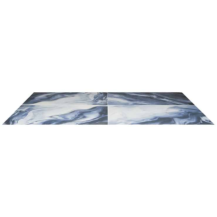 Waverly Blue 24x48 Polished Porcelain Tile