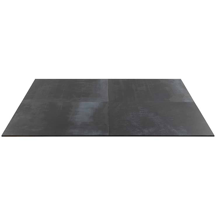 Hewlett Black Iron 24x24 Matte Porcelain Tile