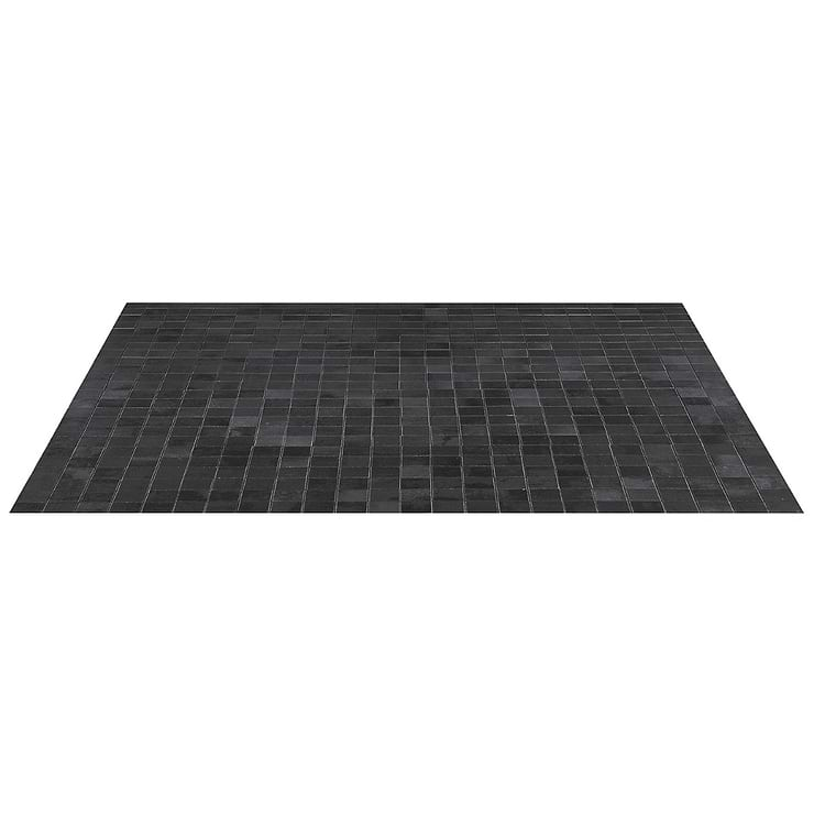 Hewlett Black Iron 2x2 Matte Porcelain Mosaic Tile