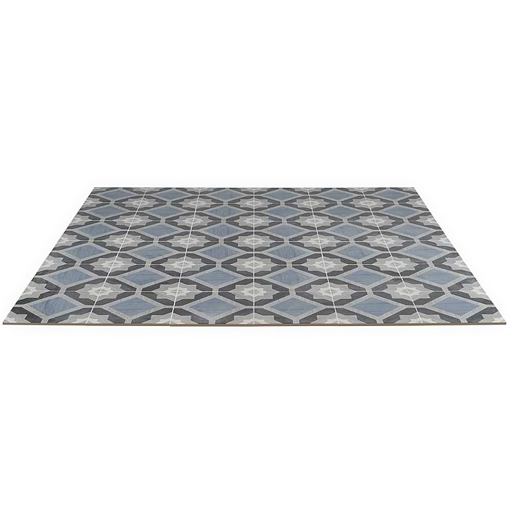 Delancey Starwood Blue 8x8 Matte Porcelain Tile