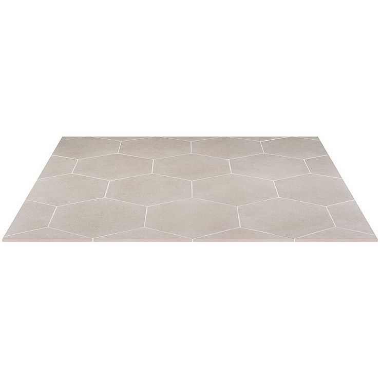 Pergola Taupe 12.5" Hexagon Matte Porcelain Tile