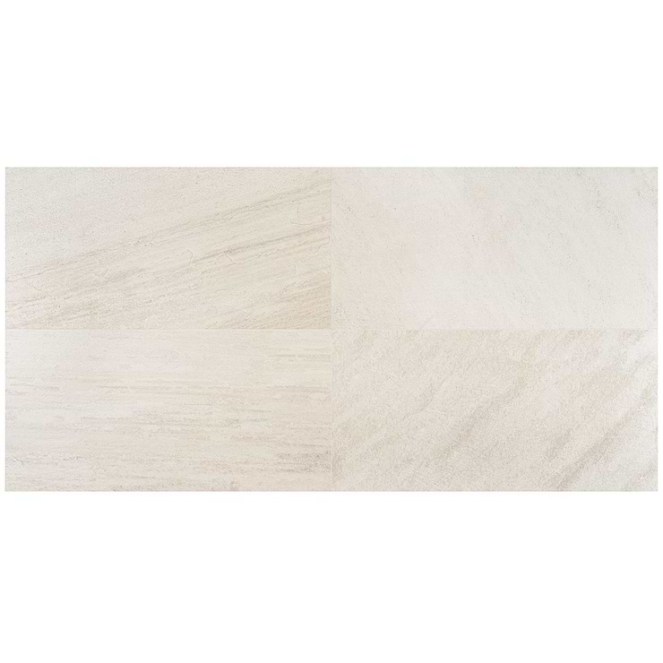 FusionTech Miami White 24x48 Matte Porcelain Tile