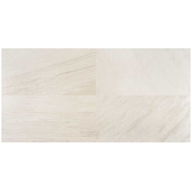 FusionTech Miami White 24x48 Matte Porcelain Tile