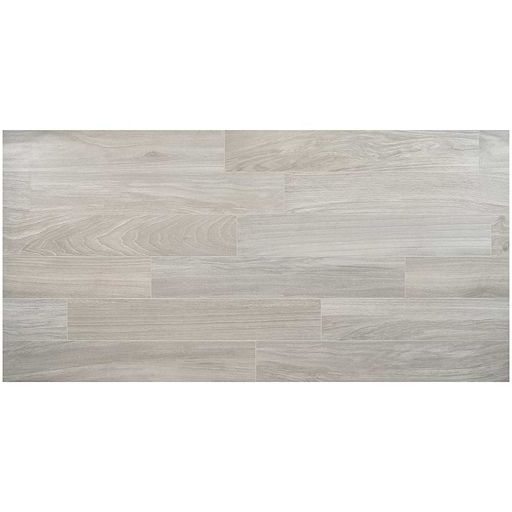 Silkwood Gray 8x48 Matte Porcelain Wood Look Tile