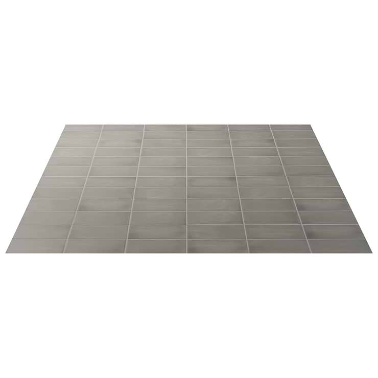 Comb Cemento 4X8 Matte Ceramic Wall Tile
