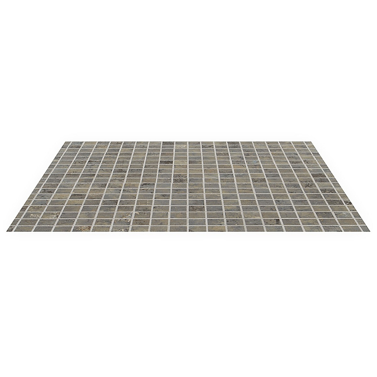 Portrait Sage Gray 1x1 Matte Porcelain Mosaic Tile