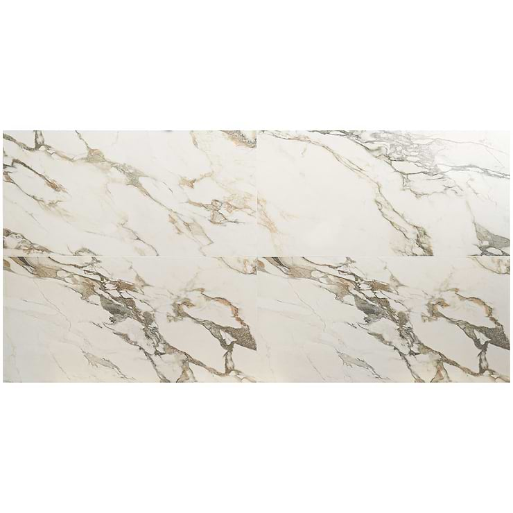 DreamStone Calacatta Rustico 24x48 Polished Porcelain Tile