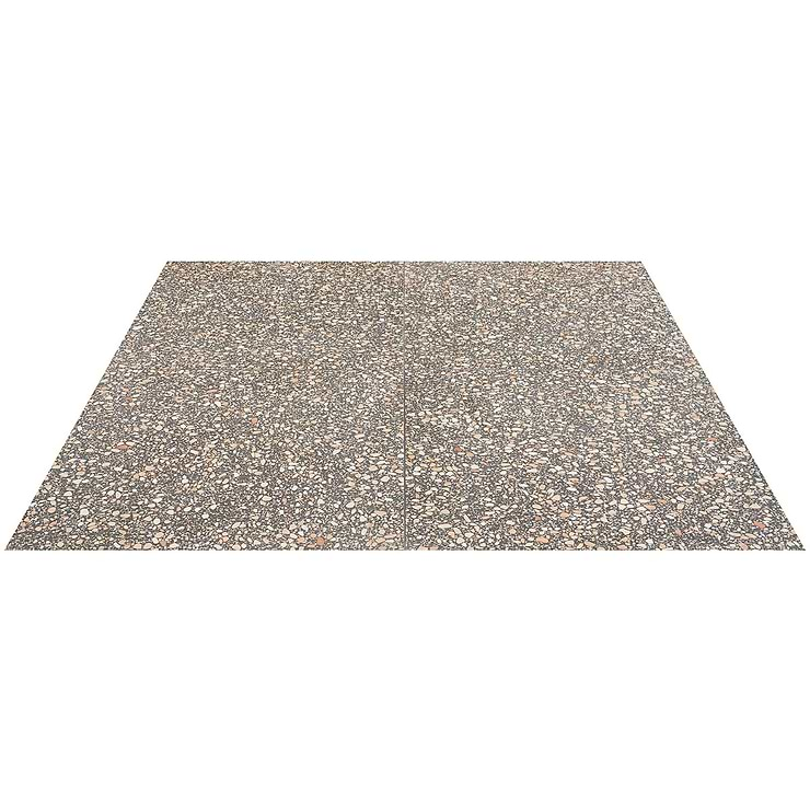 Terrazzo Italy Dolce Rina Gray 24x24 Honed Terrazzo Tile