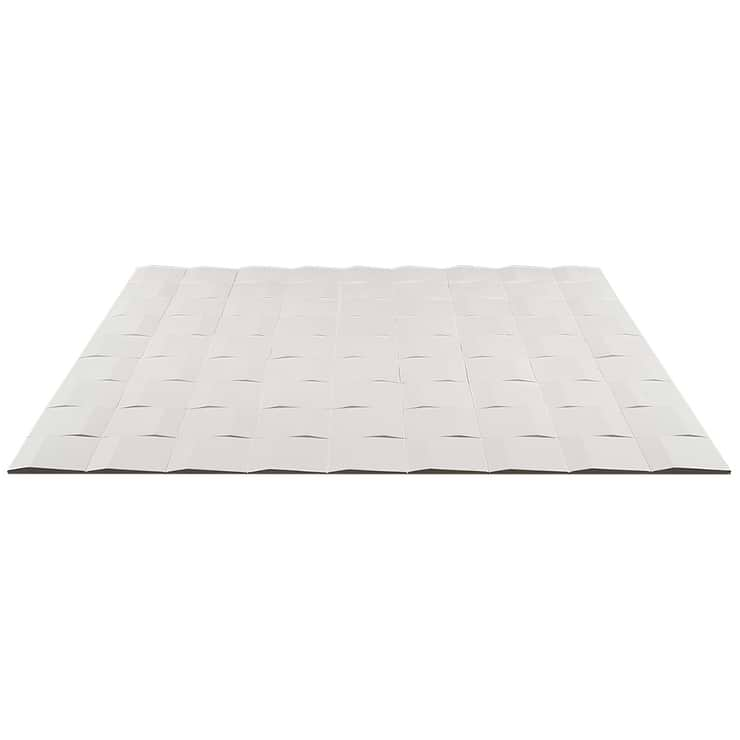 Zeal Edge 3D White 5x5 Matte Porcelain Tile