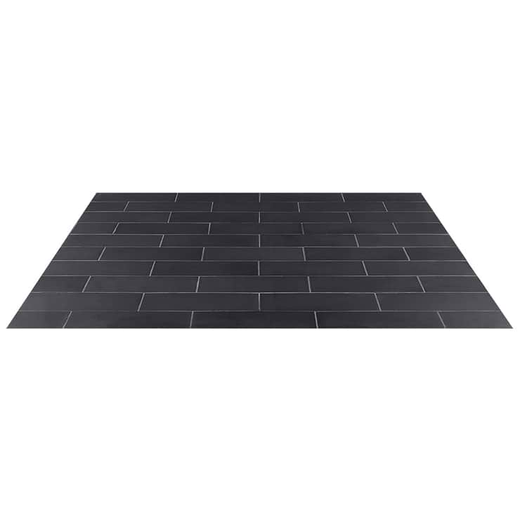 Zeal Gunmetal Gray 5x12 Polished Porcelain Tile