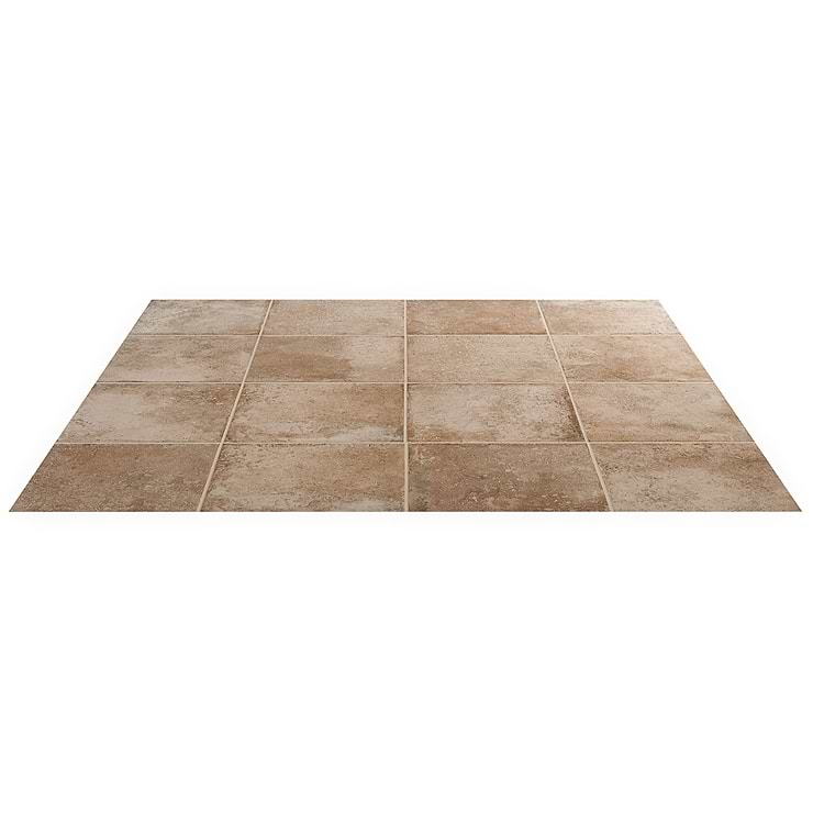 Seville Delfi Dark Beige 12x12 Travertine Look Matte Porcelain Tile