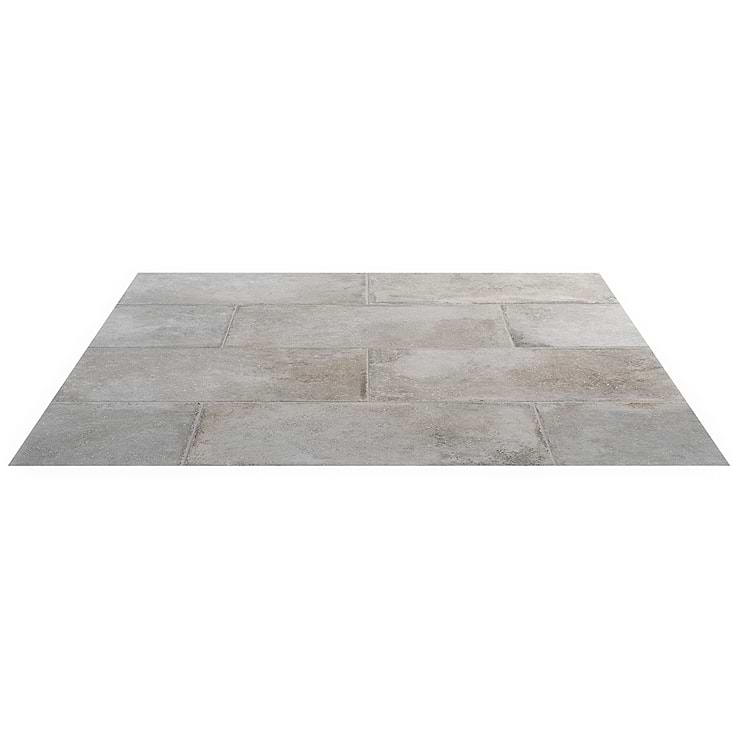 Seville Efeso Gray 12x24 Travertine Look Matte Porcelain Tile