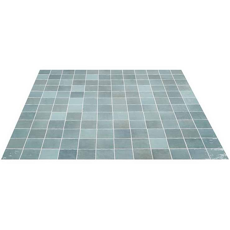 Portmore Aqua Blue 4x4 Glossy Ceramic Tile