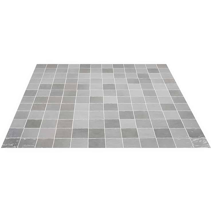 Portmore Gray 4x4 Glossy Ceramic Tile