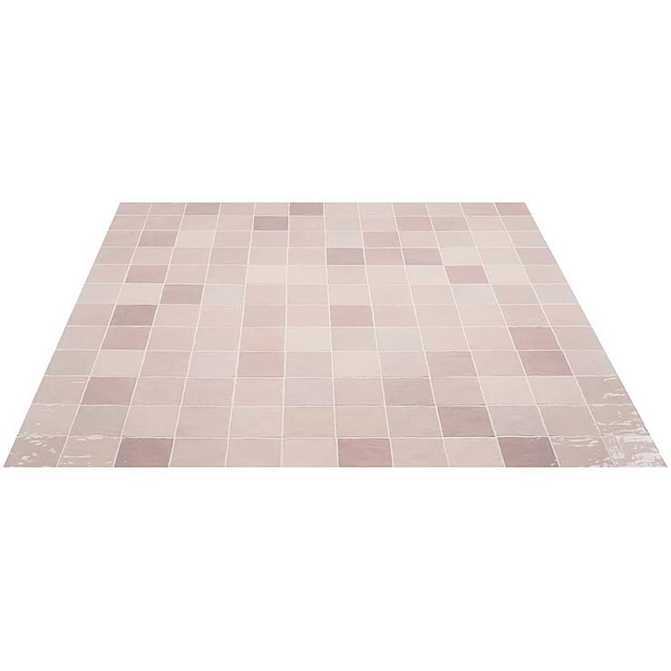 Portmore Pink 4x4 Glossy Ceramic Tile