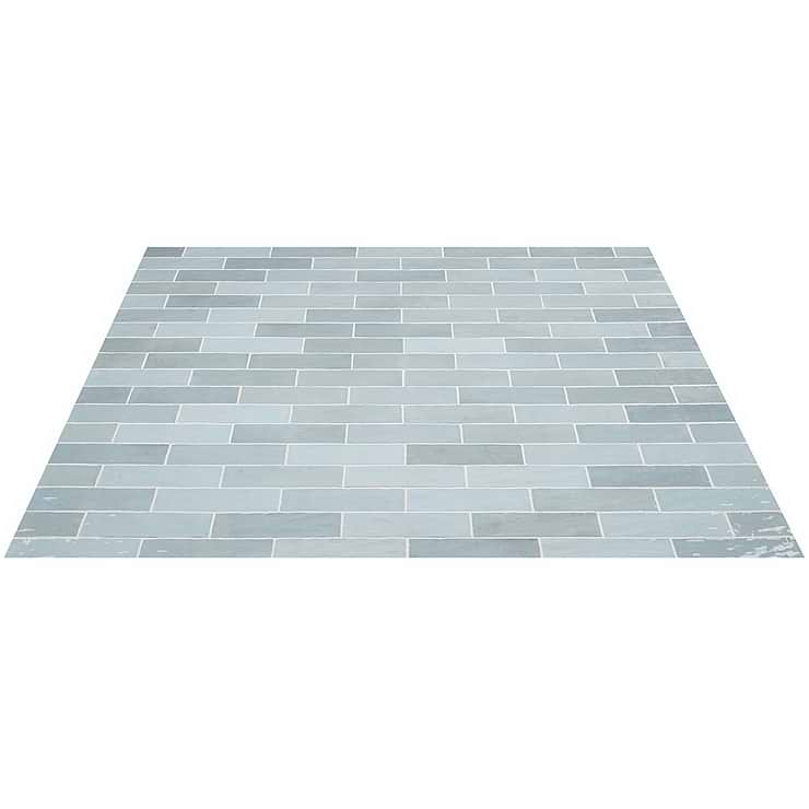 Portmore Sky Blue 3x8 Glossy Ceramic Subway Tile