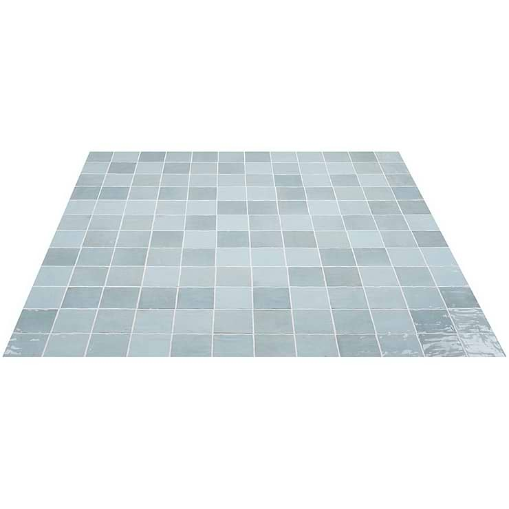 Portmore Sky Blue 4x4 Glossy Ceramic Tile