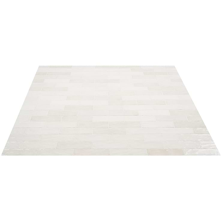 Portmore White 3x8 Glossy Ceramic Subway Tile