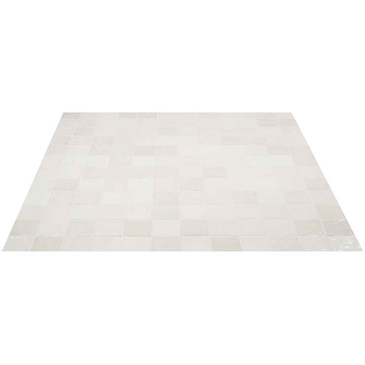 Portmore White 4x4 Glossy Ceramic Tile
