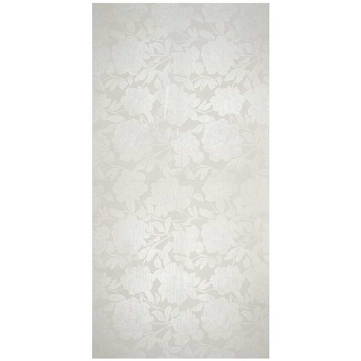 Monet Romance 24x48 Artisan Decor Gray Matte Porcelain Tile