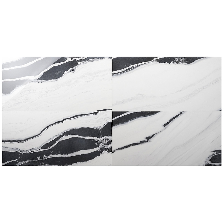 Drama Wave 24x48 Polished Porcelain Tile