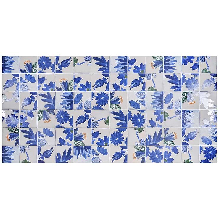 Angela Harris Wilder Portobella Decor 8x8 Mural Matte Porcelain Tile