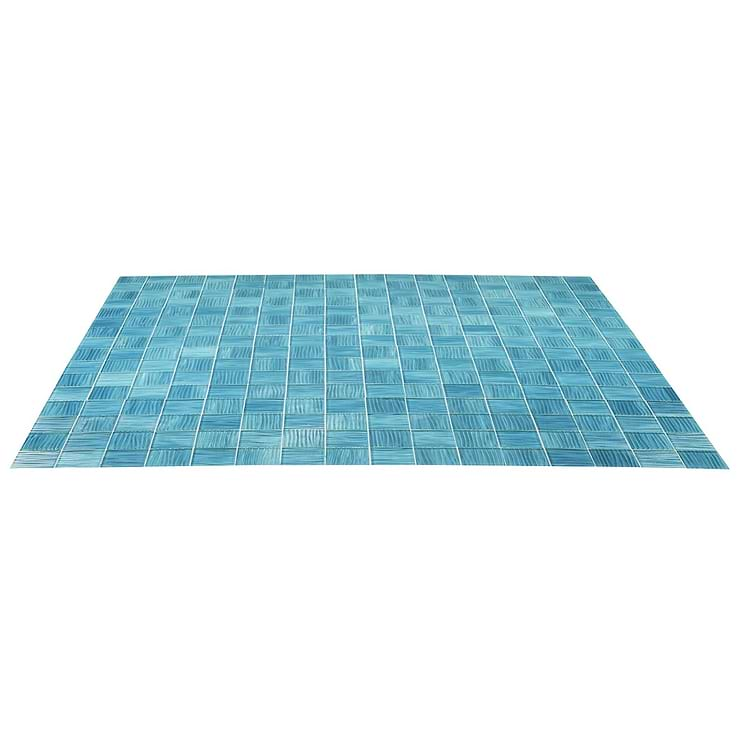 Bimini Aqua 3x3 Polished Glass Mosaic