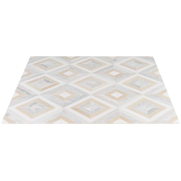 Bowery Lafenice 8x8 Polished Marble Mosaic Tile
