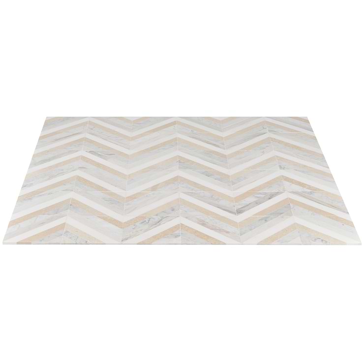 Bowery Lafenice 8x8 Polished Marble Mosaic Tile
