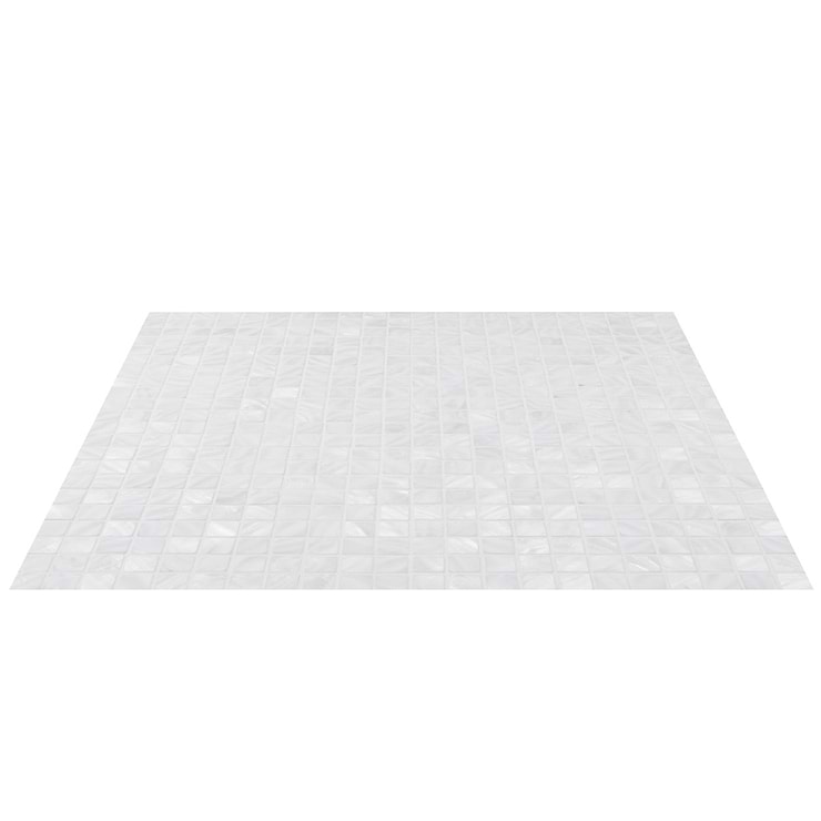 Mother of Pearl Oyster White 1x1 Polished Mosaic Tile