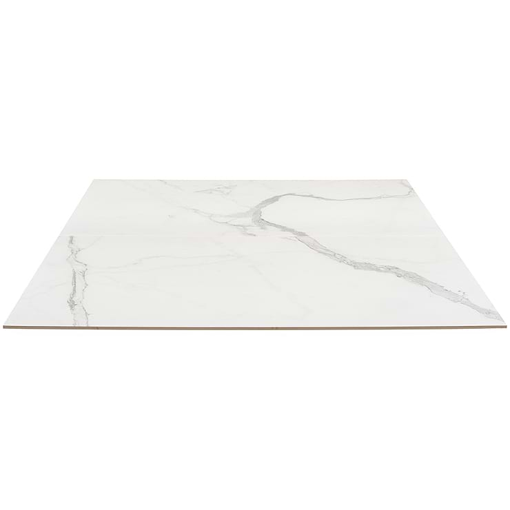 TileBarXL Marmi Slim Bianco Venato Honed 24"x48 Polished Porcelain Tile 