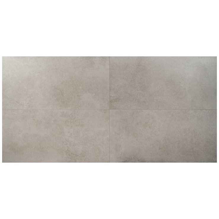 Saint Remy Avorio White 24x48 Limestone Look Semi-Polished Porcelain Tile