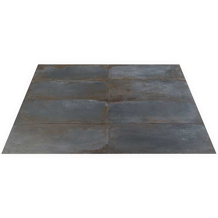 Angela Harris Flatiron Black 12x24 Matte Porcelain Tile