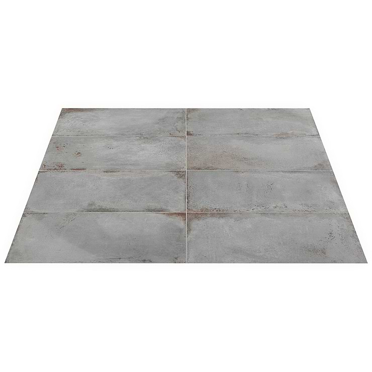 Angela Harris Flatiron Gray 12x24 Semi-Polished Porcelain Tile