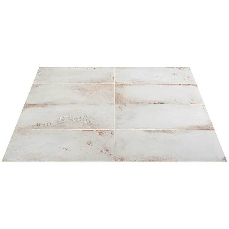 Angela Harris Flatiron White 12x24 Matte Porcelain Tile