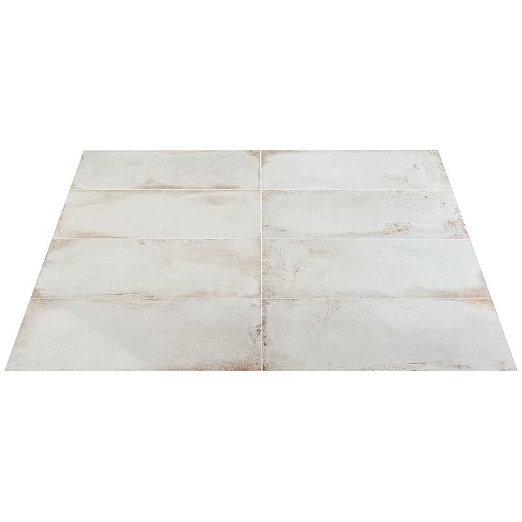 Angela Harris Flatiron White 12x24 Semi-Polished Porcelain Tile