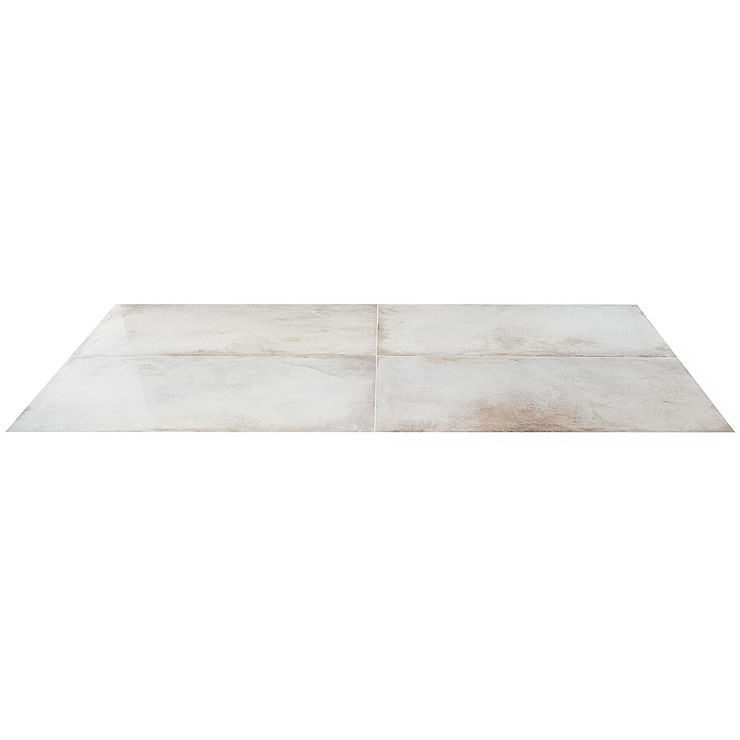 Angela Harris Flatiron White 24x48 Semi-Polished Porcelain Tile