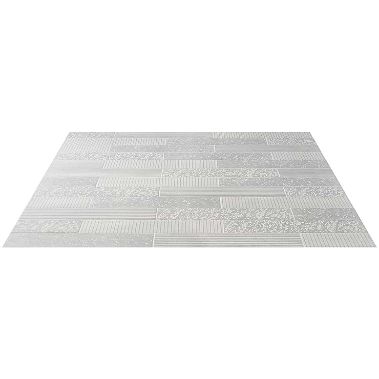 Texstone Deco Gris Gray 4x19 Matte Porcelain Subway Tile