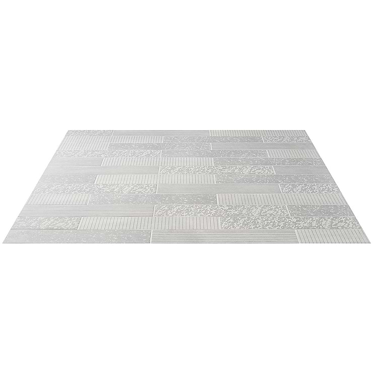 Texstone Deco Gris Gray 4x19 Matte Porcelain Subway Tile