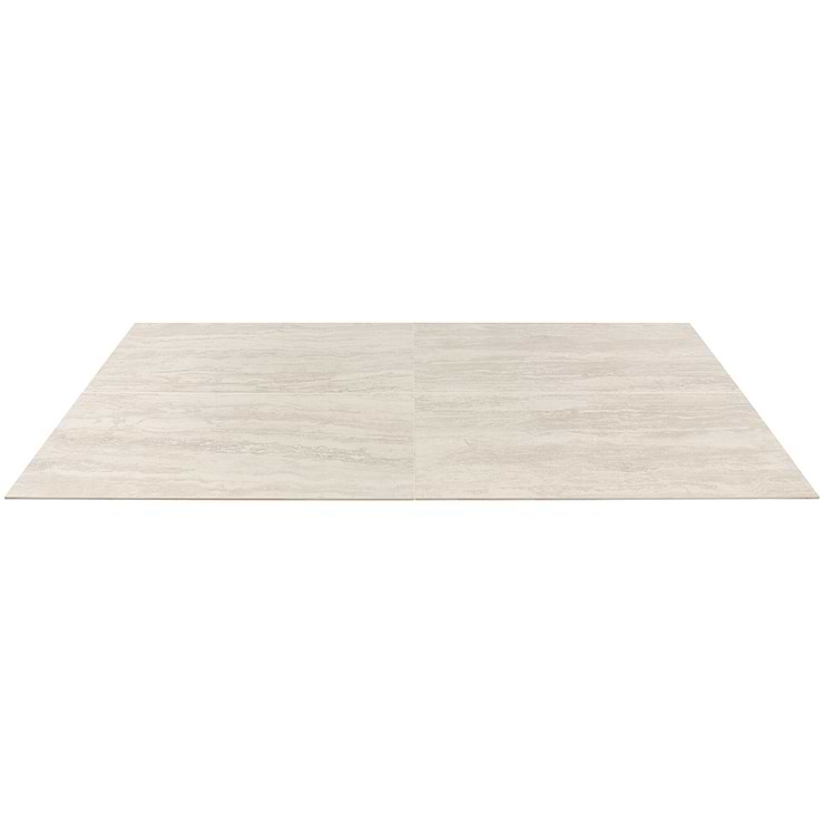 Basic Travertine Beige & Cream 24x48 Matte Porcelain Tile