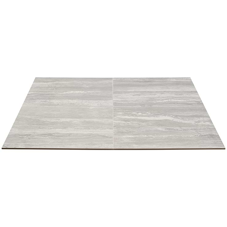 Basic Travertine Silver 12x24 Matte Porcelain Tile