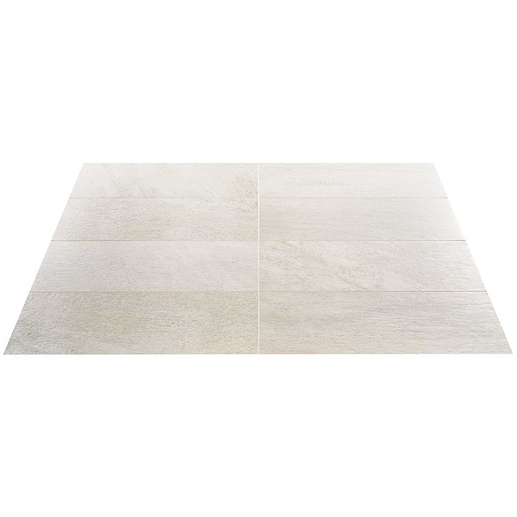 FusionTech Miami White 12x24 Matte Porcelain Tile